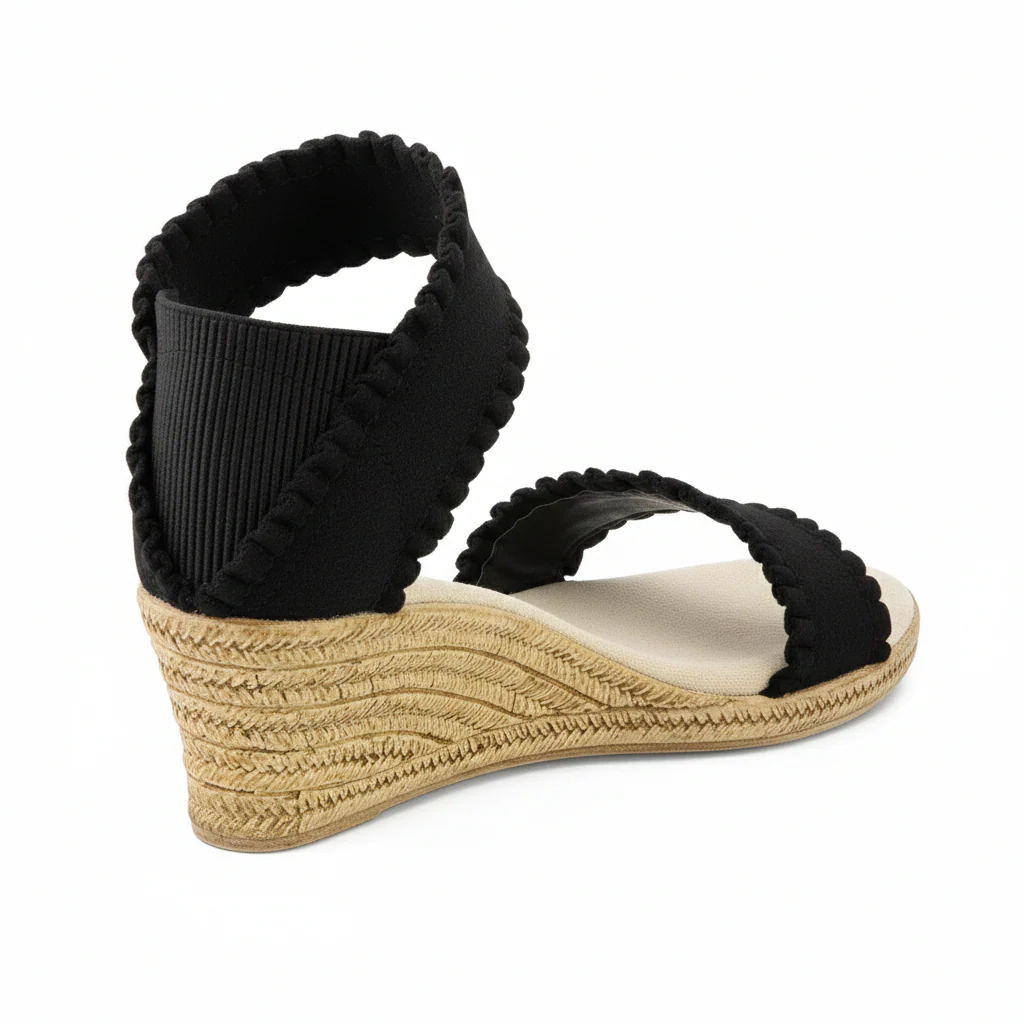 Mana Ruffle Wedge Sandal - Image 14
