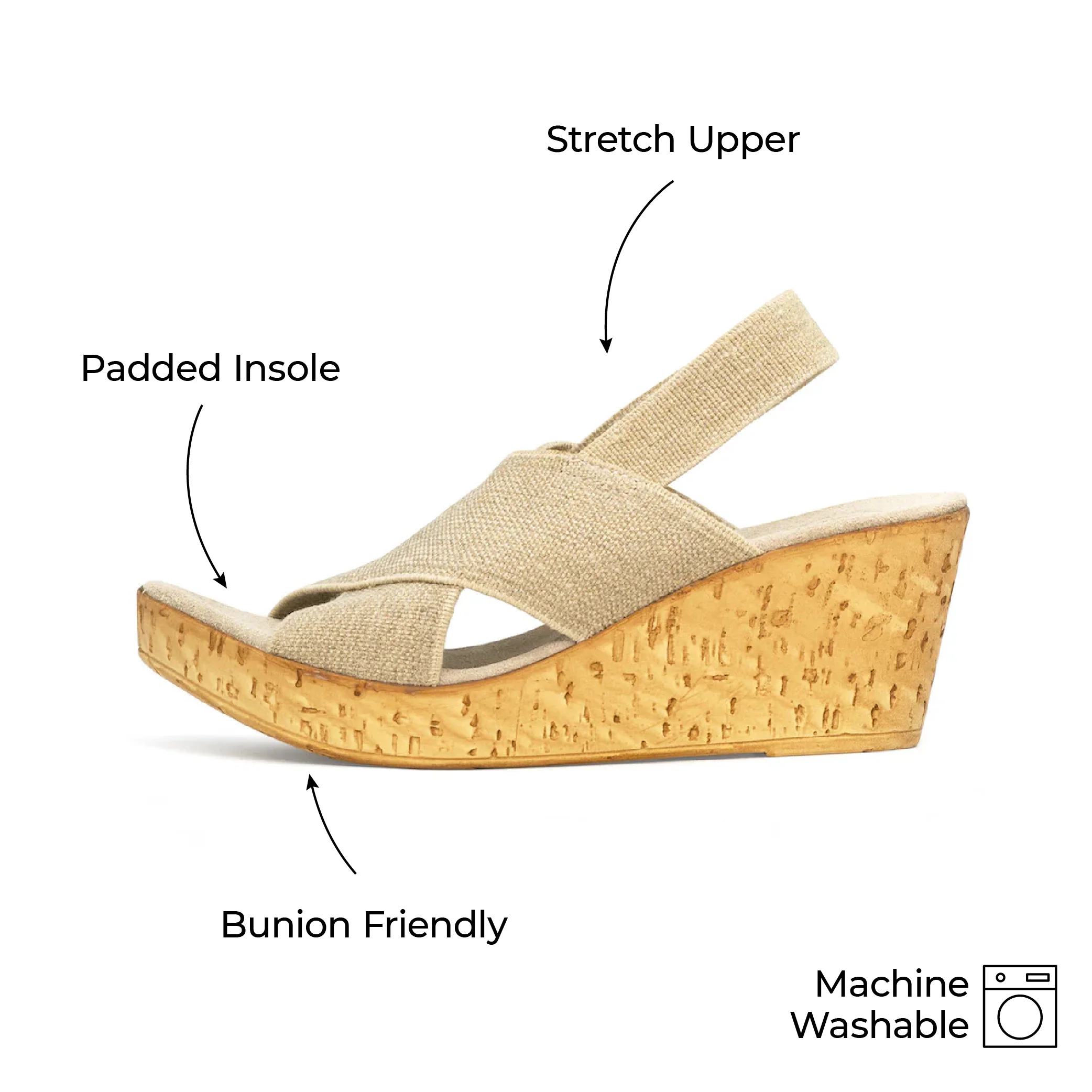 MED Platform Wedge Sandal - Image 89